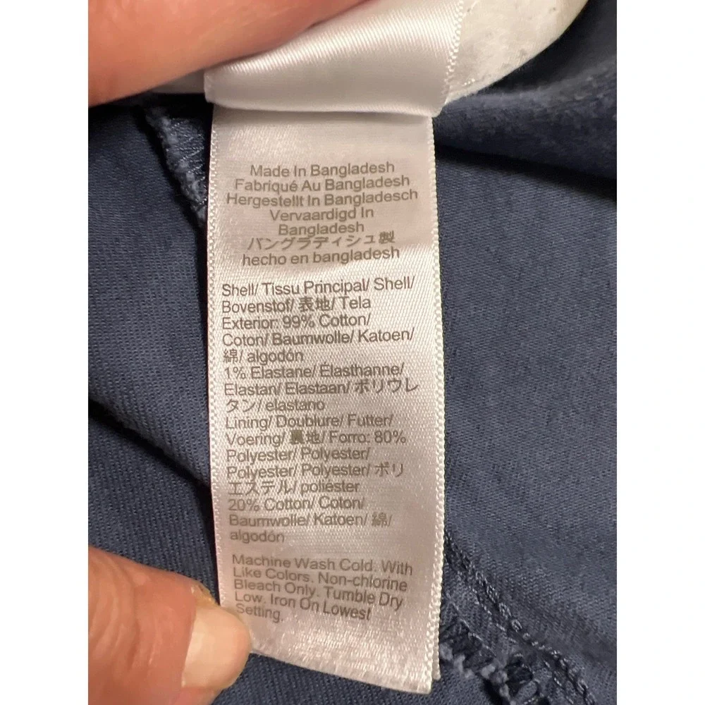 J.Crew Mens Chino Shorts 34 Blue 9